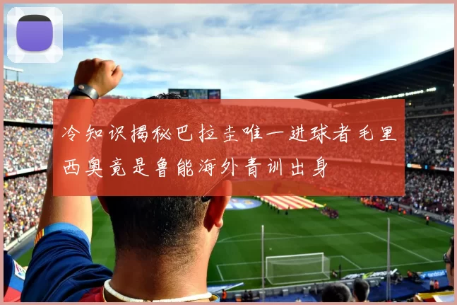 冷知识揭秘巴拉圭唯一进球者毛里西奥竟是鲁能海外青训出身
